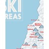 New Hampshire Ski Resorts Map 11x14 Print (White & Light