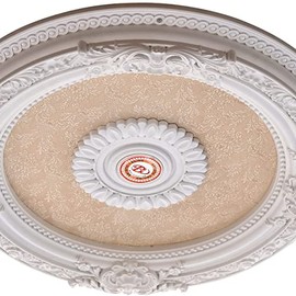 AFD Home Petite Blanco Ceiling Medallion, White