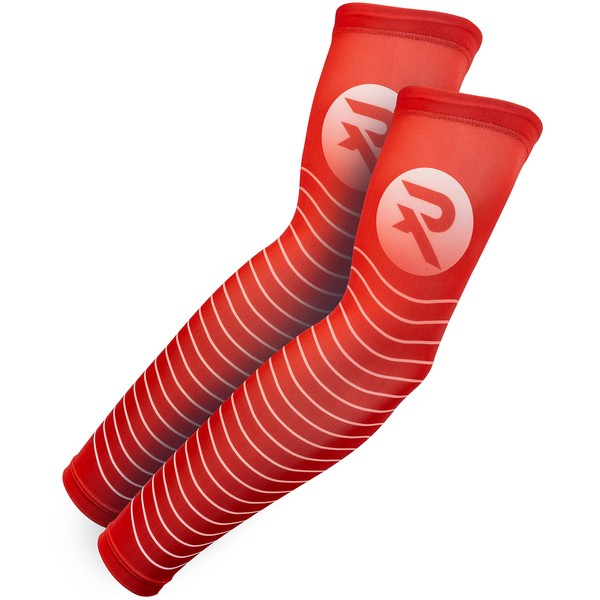 Raquex Sport Arm Compression Sleeves (2 Pack) - Anti Slip