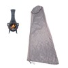 Rainproof Chiminea Stove Cover Dustproof Heater Cover for Outdoor Garden
