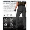 TACVASEN Mens Hiking Pants Lightweight Cotton Tactical Pants Stretch Military