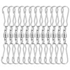 KUUQA 12 Pack Spinning Dual Clip Swivel Hooks for Wind