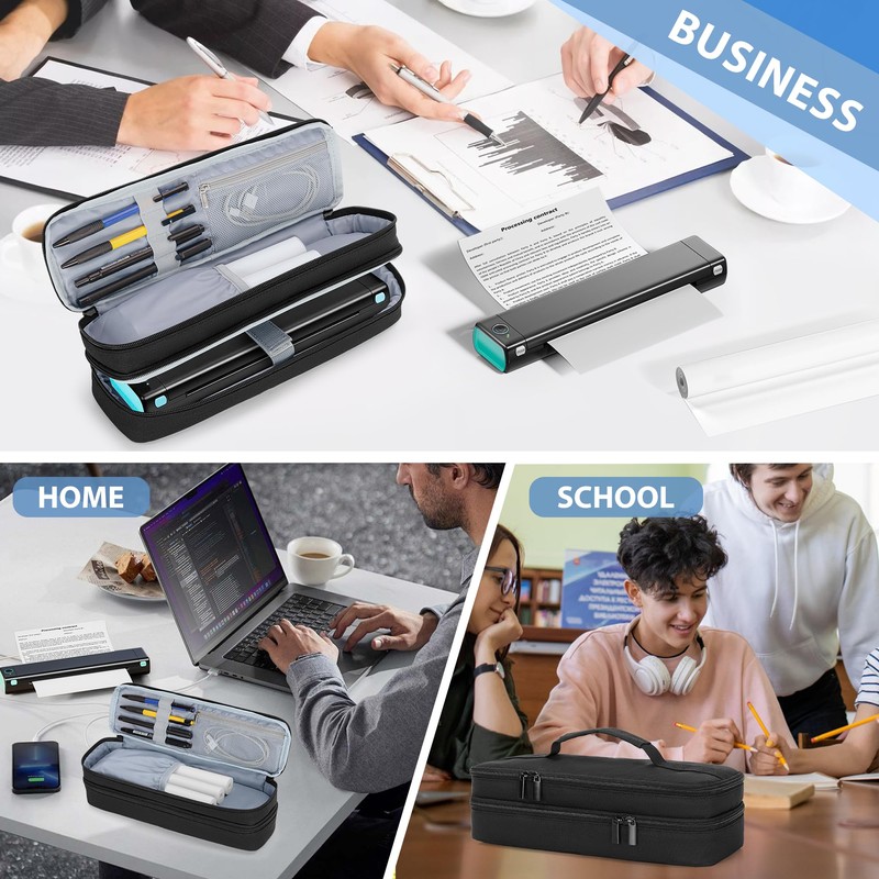 Yarwo Portable Printer Case Compatible with Phomemo M08F, Itari M832,