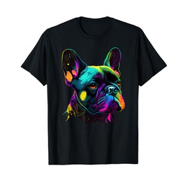 French Bulldog Pop Art Design Cute French Bulldog Lovers Men Women Girls Kids T-Shirt
