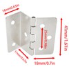 sunnates 4 PCS Three Fold Retro Hinge Chest Hinges Hardware