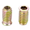 Xrfoiniu 50 Pieces 5/16 Threaded Inserts for Wood Insert Nut