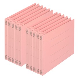 Plus Flat File Resin Jig A5 Horizontal Pink 10 Books NO.042N 78-348 x 10