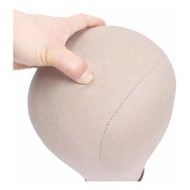MsDazzle Maniquins - Cabeza De Lona Para Pelucas De 20.9 In Con Sopor