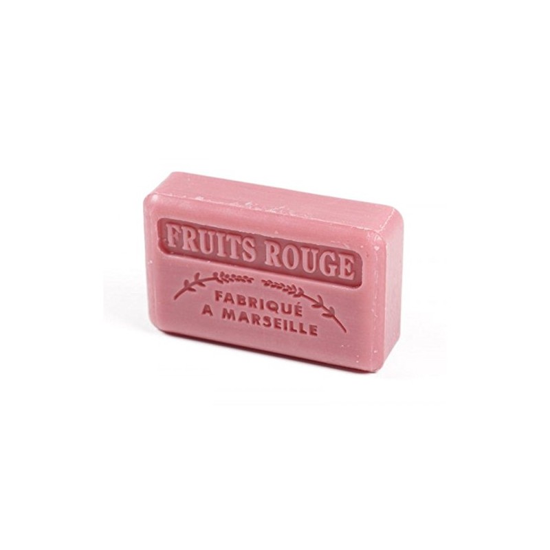 125g Savon De Marseille Soap - Red Fruits (Fruits Rouge)