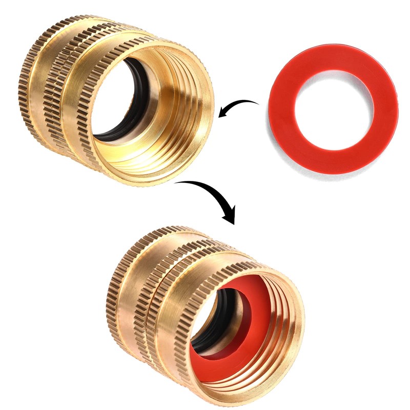 Sanpaint 40 Pieces Garden Hose Washers Rubber Washers Seals, Fit