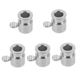 POPETPOP 5pcs Barbecue Grill BBQ Kit Grill Rod Holder Turner Rotisserie Balance Rotisserie Bushing Grilling Rod Trussing Supply Basket Rotisserie Spit Rod Roller Bushing Hot Star Air Iron