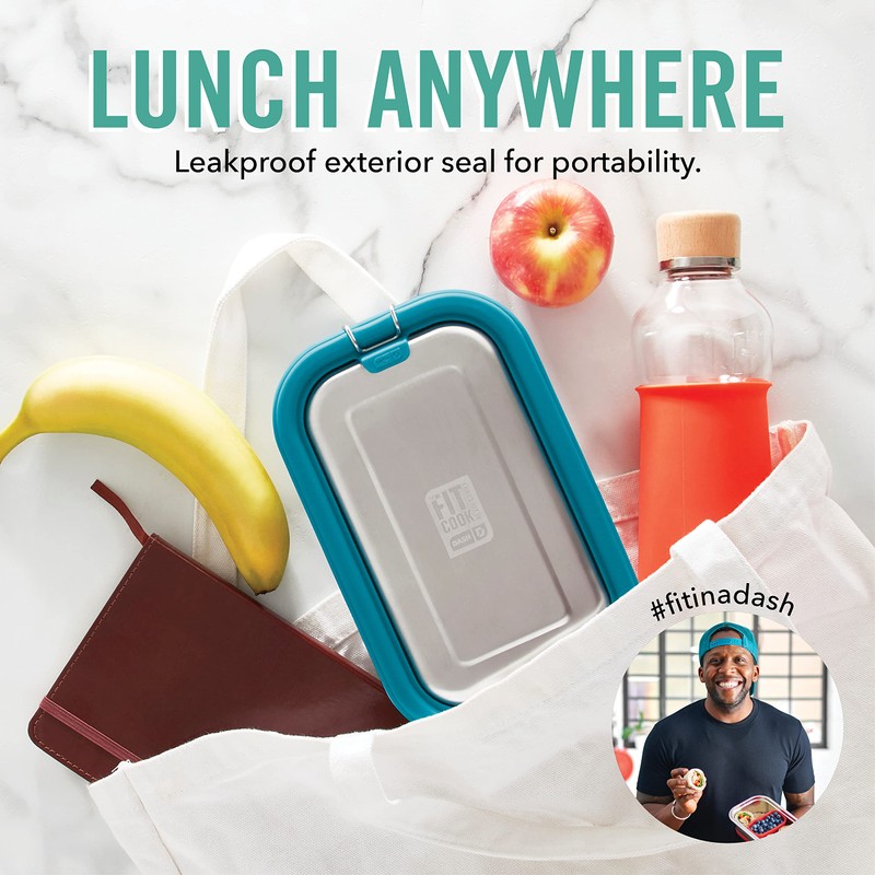 DASH The Fit Cook x Stainless Steel Lunch Box