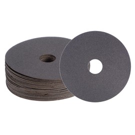 HARFINGTON 25PCS Silicon Carbide Resin Fiber Grinding and Sanding Discs 4-1/2" x 7/8" Center Hole 120 Grit Fiber Abrasive Discs for Grinding Polishing