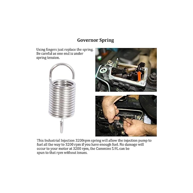 VE Pump Fuel Pin & 3200 RPM Governor Spring Kit