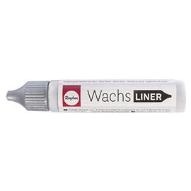 Rayher Hobby 31500610 - Cera di cera, 30 ml, colore: Argento brillante