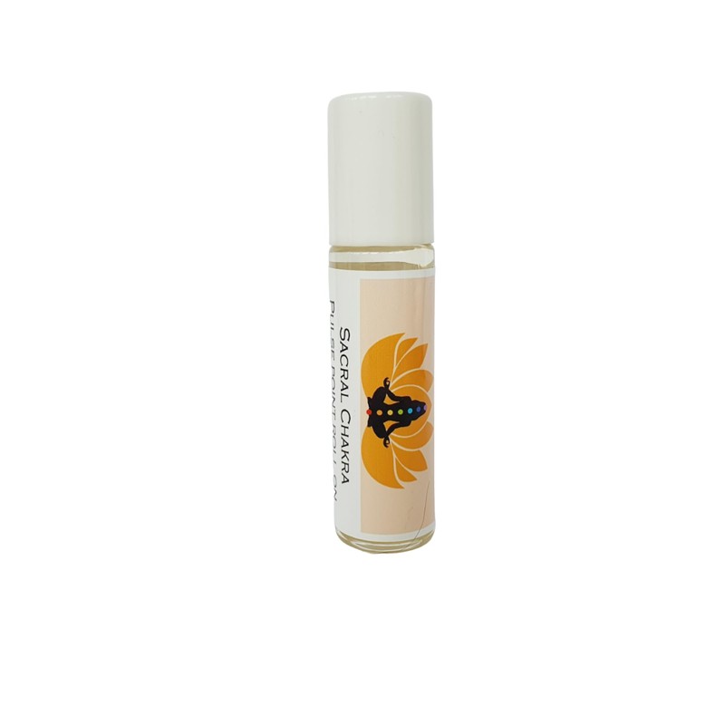 Simply Essential Sacral Chakra Pulse Point Roller Ball Oil with