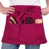 La cordeline TJCBO Burgundy Garden Apron, 2 x 64 x