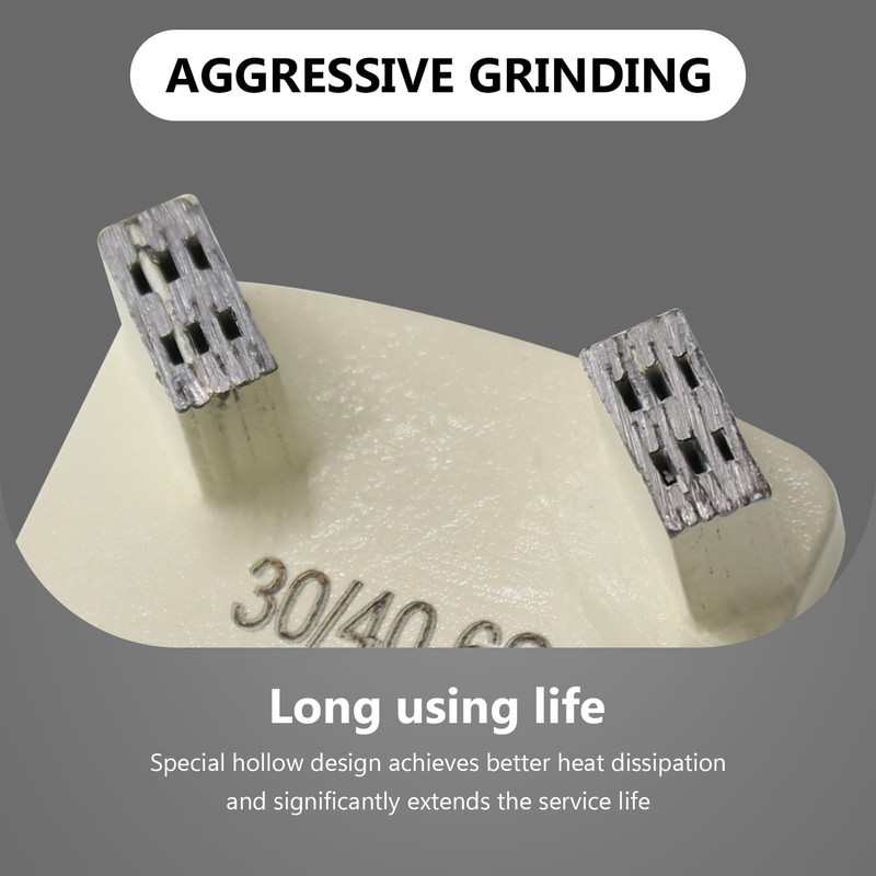 Concrete Floor Grinding Disc, Redi-Lock Metal Diamond Grinding Shoes Compatible