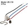 MECCANIXITY Pull Chain Switch 3 Way 3-Wire Replacement ZE-110 for