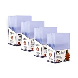 BGL Toploader Hard Clear Card Sleeve 130 PT 3” X 4” Hockey Card Holder and Card Protector for Baseball, Basketball, Soccer, Trading and Sports Cards – (40 Count Pack)