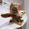 POPOTATO Realistic Eagle Plush - 11.8'' Eagle with Spread Wings