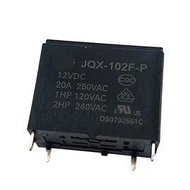 MESKEL 5PCS Relays JQX-102F-12VDC/24VDC JQX-102F-P-12VDC 4PIN 20A/250VAC (Size : JQX-102F-24VDC)