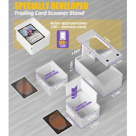 GIBOPOB Scanstand for Standard Size Trading Cards, Easily scanning MTG Cards, Phone Holder ManaBox Card Scanner, Quickly Scan and Price Check MTG Cards, Only Available for ManaBox