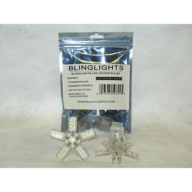 BlingLights Compatible LED Spider Light Bulbs for 2006-2010 Dodge Charger