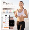Smartwatch Damen mit Telefonfunktion, 1,85" Smart Watch für Android iOS,