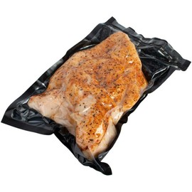 VacMaster Chamber Machine Pouches, Heavy Duty Pre-Cut Chamber Vacuum Sealer bags, 3 MIL Black and Clear, BPA Free, 250 Chamber Vacuum Sealer Bags Per Case (8" x 10")