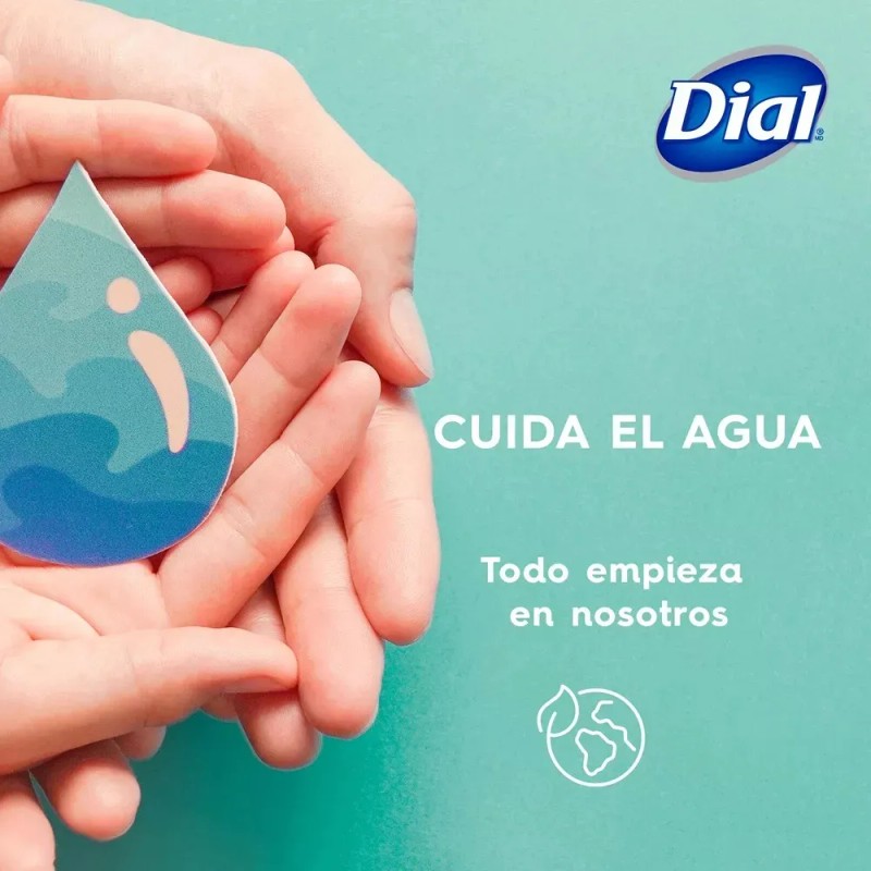 Jabón Líquido Para Manos Minerales Rosados 800 Ml Dial