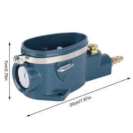 Limpiador de Bujías Neumáticas, Herramienta de Limpieza de Chorro de de Aire para Coche de 90psi con Entrada Azul Abrasivo de 1/4 Pulgadas