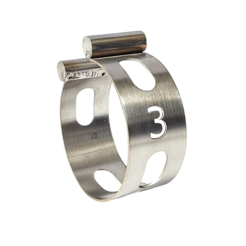 3" inch Tacking Band Stainless Steel exhaust easy to Clamp-On