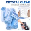 Glarks 400Pcs Shrink Wrap Bags, 5 Sizes PVC Clear Heat