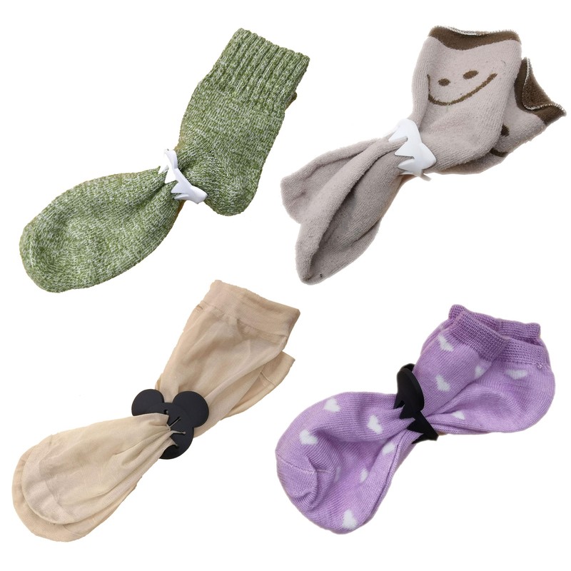 Cooplay 20 SET Mouse and Cat Sock Rings Holders, Cute