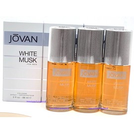 Coty Lot of 3 Pc - Jovan White Musk by Coty 3 fl oz Spray Cologne for Men New in box