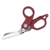 Emergency Response Shears Aluminum Alloy Multifunction Foldable Shears for Indoor