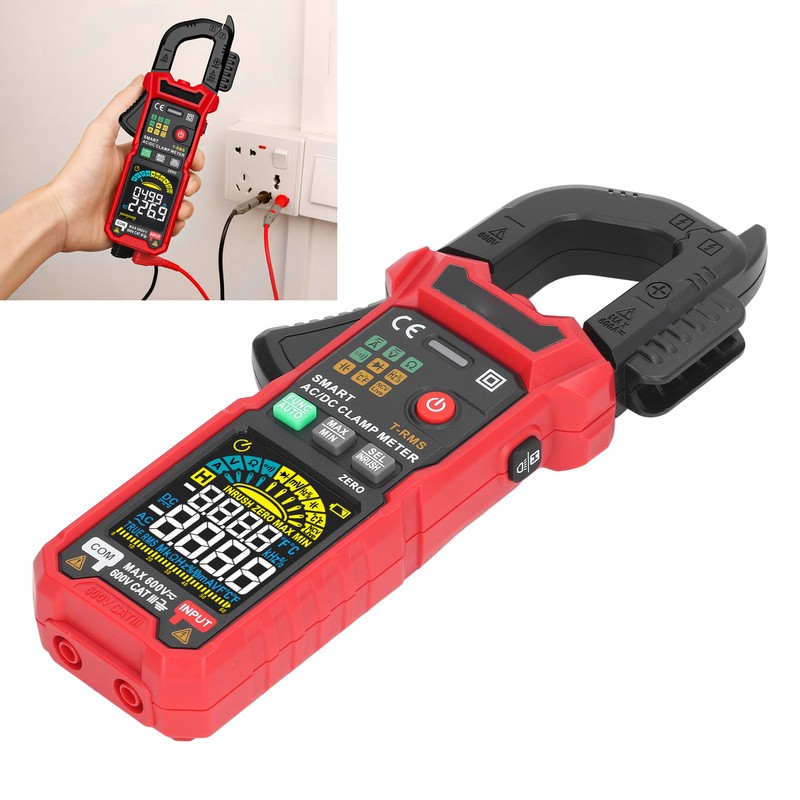 Digital Clamp Meter Multifunctional AC DC Ammeter NCV Smart Auto