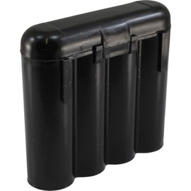 3 Black 18650 & CR123A 4 Battery Holder Storage Case for 18650 Batteries