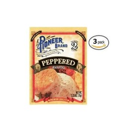 Pioneer Brand Peppered Gravy Mix (2.75 oz Packets) 3 Pack