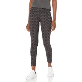 vineyard vines Women's Skip Monday Performance Leggings, Jet Black Printed, XX-Small