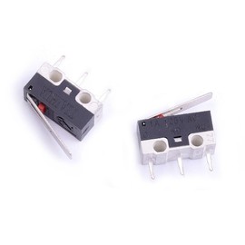 Cylewet 25Pcs AC 1A 125V 3Pin SPDT Limit Micro Switch Long Hinge Lever for Arduino (Pack of 25) CLT1073