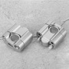 Akozon Motorcycle Handlebar Riser Mount Clamp Adapter - 22 mm