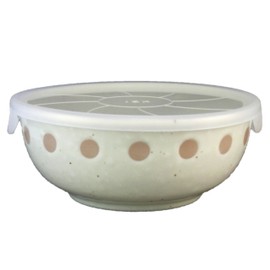 Dot Pattern (White) Non Wrap Vase Large AM – DT004