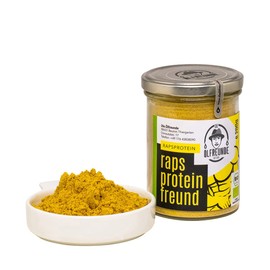 DIE ÖLFREUNDE "Rapsproteinfreund" Organic Rapeseed Protein Powder, 200 g, High-Quality Organic Protein Powder, Sustainable Powder Made from Rapeseed Protein, Natural Rapeseed Protein Powder without