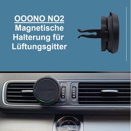 Kstar Magnetic Holder for OOONO NO2 CO-Driver - Robust Holder for Attaching to Ventilation Grille with Magnetic Hold UV and Heat Resistant Made in Germany