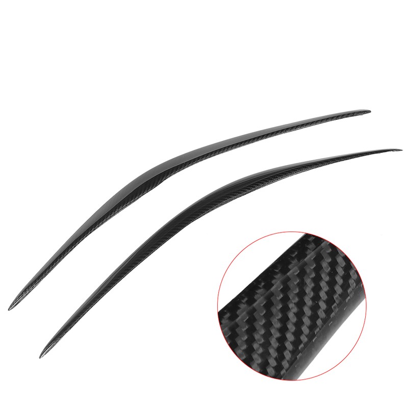 Carbon Fiber Car Headlight Eyebrow Eyelids Fits for F87 M2
