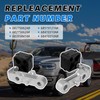Lazenta 68275662AB Exhaust Bracket Muffler Support Rubber Isolator Hanger Assembly
