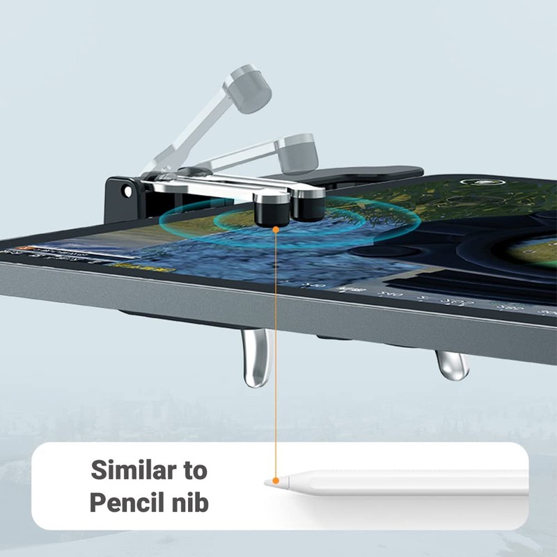 4 Interchangeable Touch Buttons for Ozkak PUGB Mobile Controller