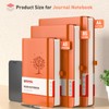 Smarpau A5 Lined Notebook, 320 Pages Thick Hardcover Notebook with